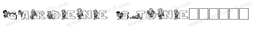 Gardene Stone字体转换